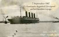 Cunard ocean liner RMS Lusitania